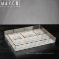 Mayco plastic acrylic divider storage drawer organizer